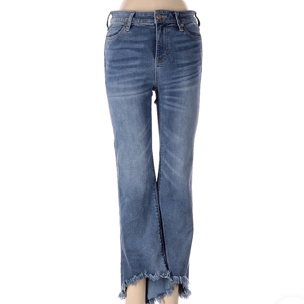 Light Wash Flared Denim Jeans from Liverpool Los Angeles